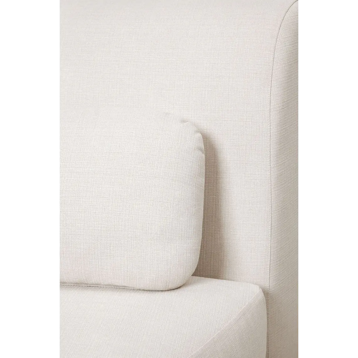 Módulo esquinero izquierdo para sofá modular de jardín en madera de acacia Lareva 5