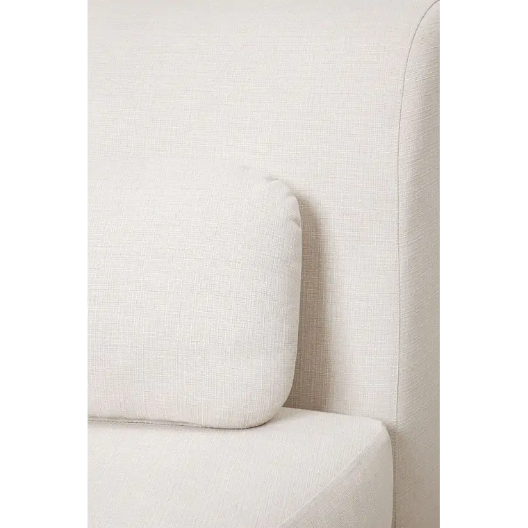 Módulo esquinero izquierdo para sofá modular de jardín en madera de acacia Lareva 5