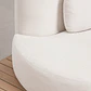 Módulo esquinero izquierdo para sofá modular de jardín en madera de acacia Lareva - Miniatura 9