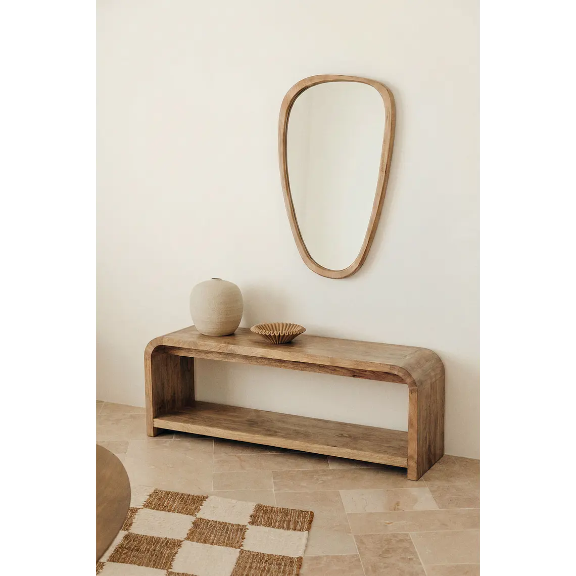Belvia · Mueble de TV en acabado madera de 120 cm 1