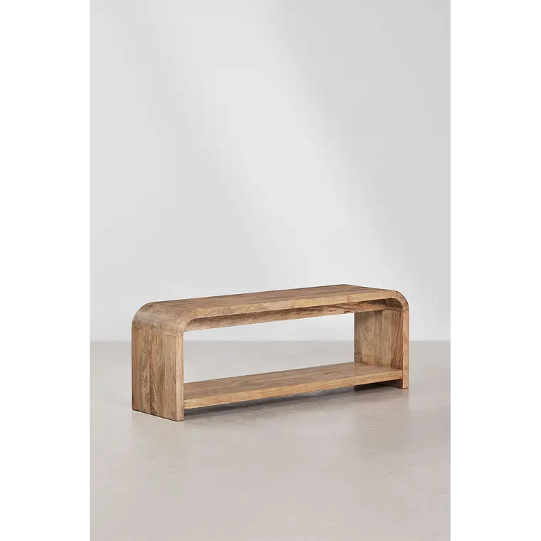 Belvia · Mueble de TV en acabado madera de 120 cm 3