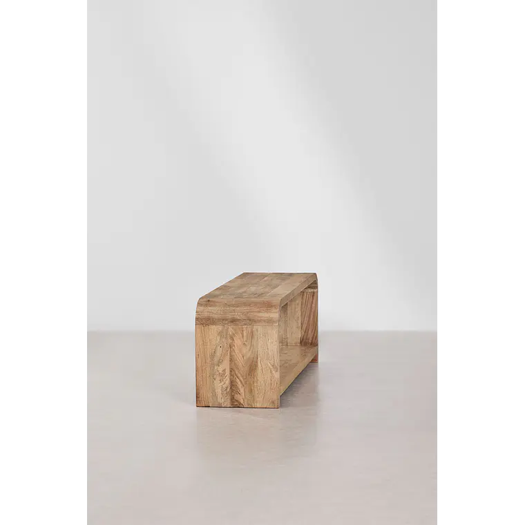 Belvia · Mueble de TV en acabado madera de 120 cm 4