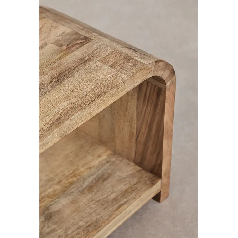 Belvia · Mueble de TV en acabado madera de 120 cm 6