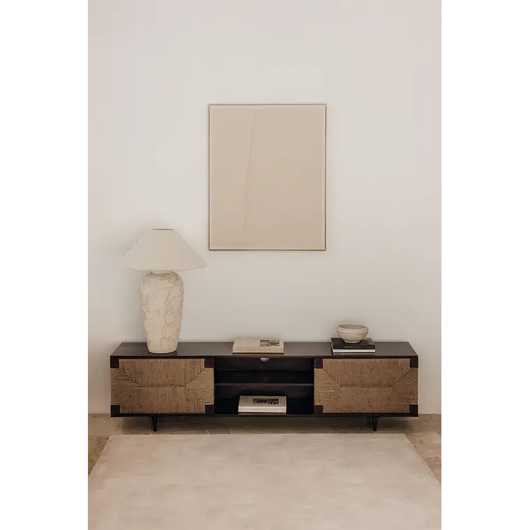 Calren · Mueble de TV en acabado madera de 200 cm 1