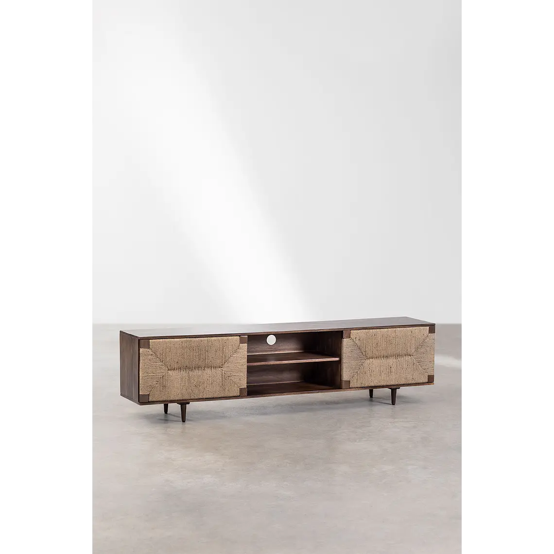 Calren · Mueble de TV en acabado madera de 200 cm 4
