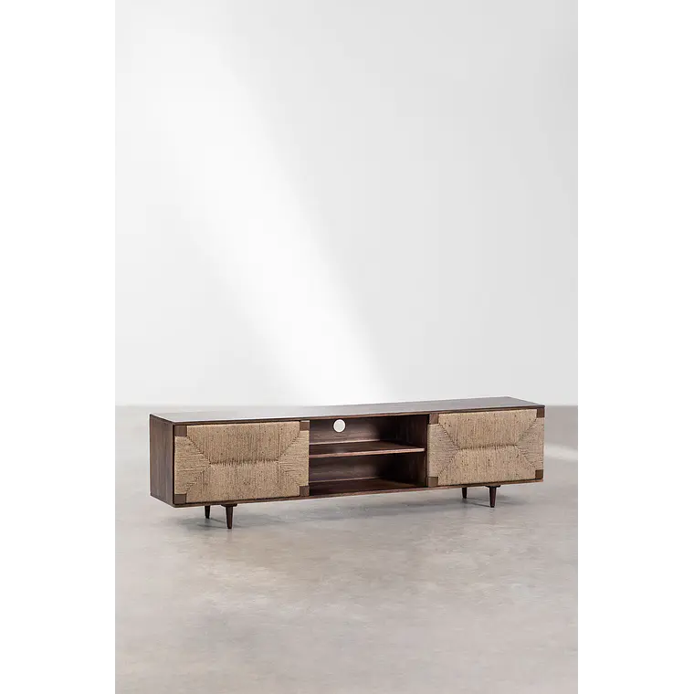 Calren · Mueble de TV en acabado madera de 200 cm 4