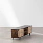 Calren · Mueble de TV en acabado madera de 200 cm - Miniatura 5