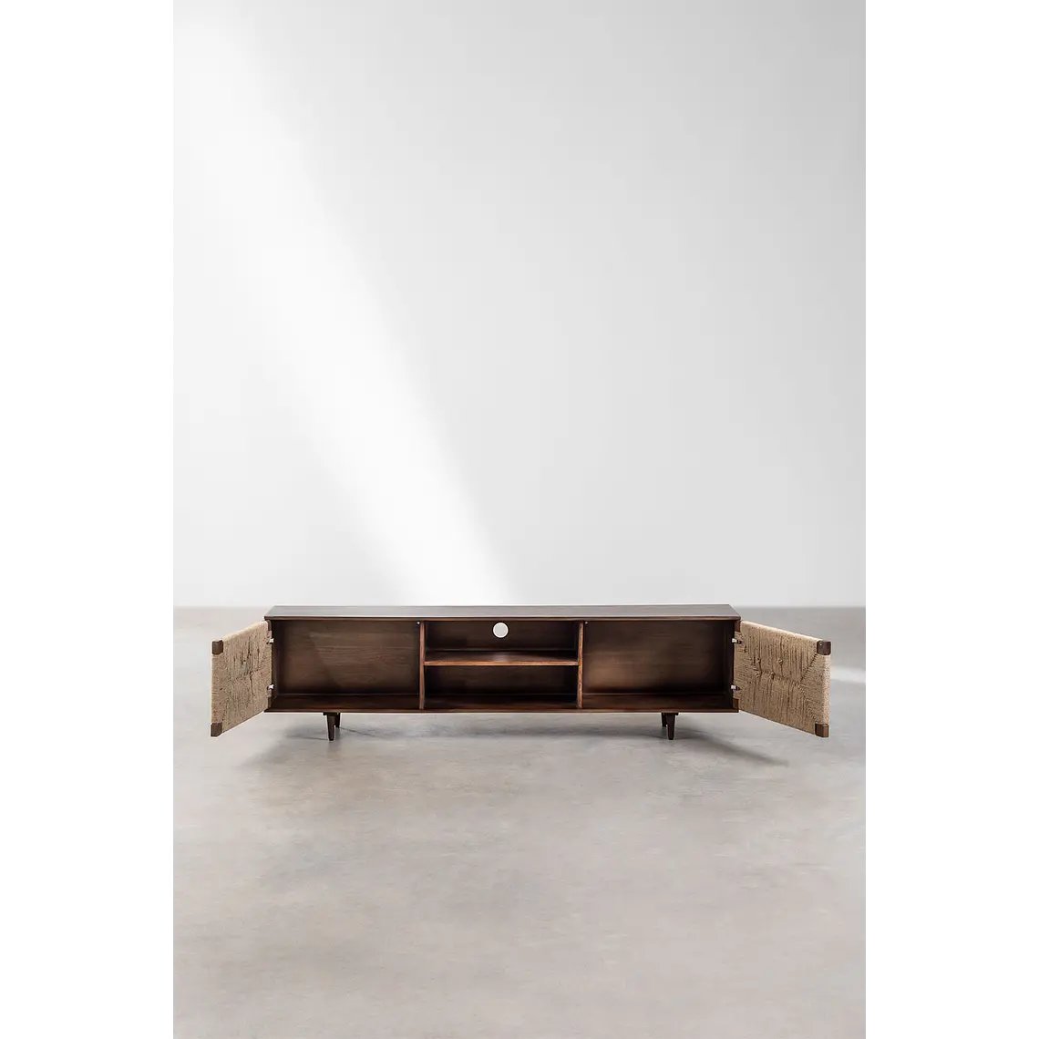 Calren · Mueble de TV en acabado madera de 200 cm 6