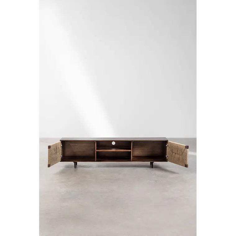 Calren · Mueble de TV en acabado madera de 200 cm 6