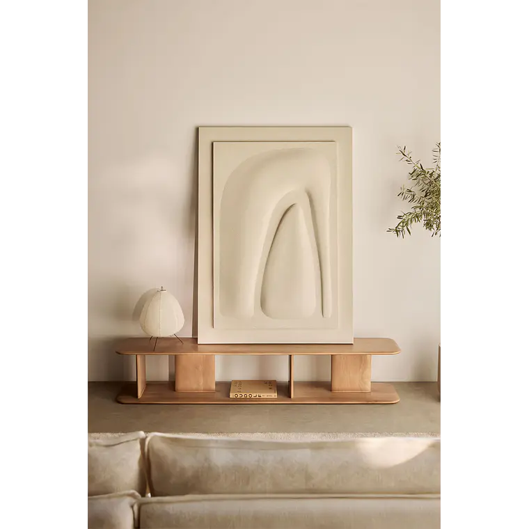 Darasel · Mueble de TV en acabado madera de 180 cm 1