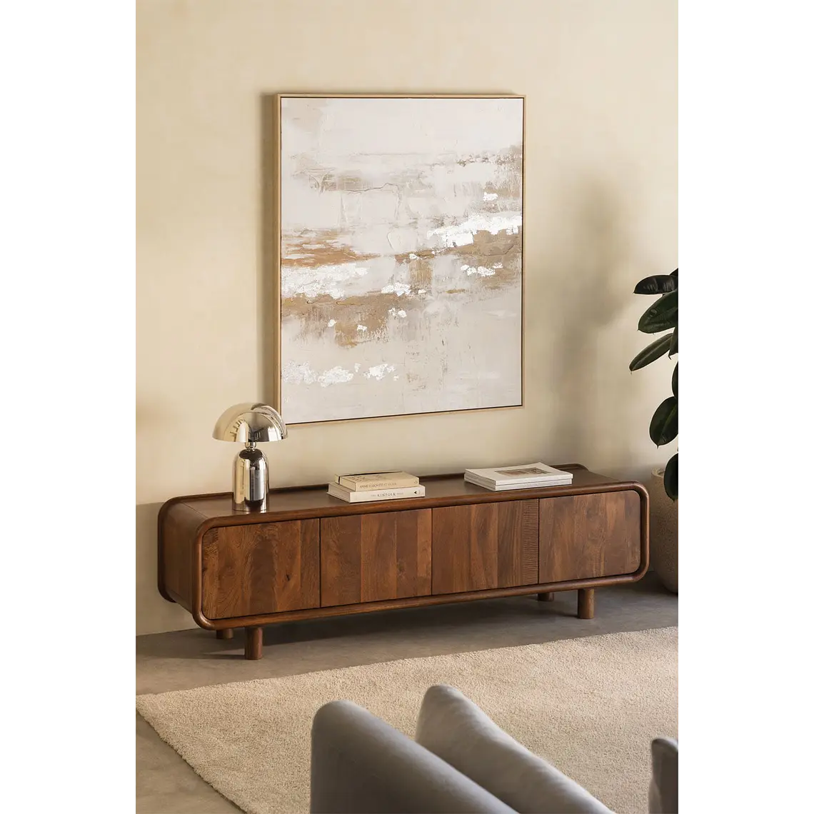 Elaro · Mueble de TV en acabado madera de 175 cm 1