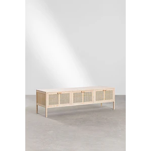 Elivia · Mueble de TV en acabado madera de 135 cm