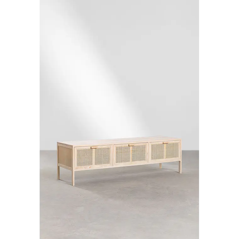 Elivia · Mueble de TV en acabado madera de 135 cm 2