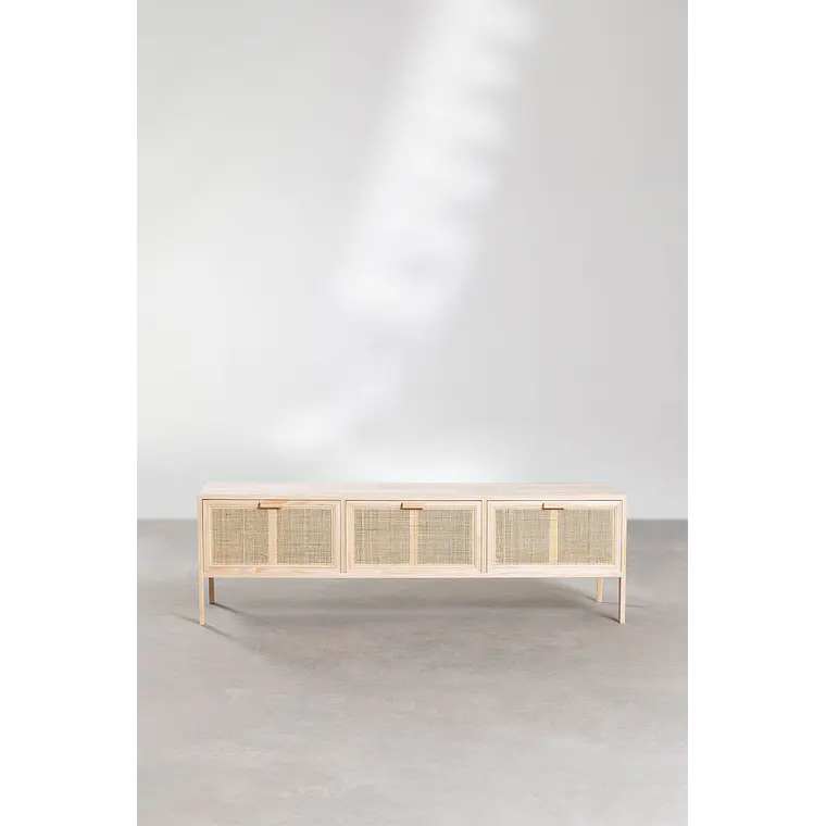 Elivia · Mueble de TV en acabado madera de 135 cm 3