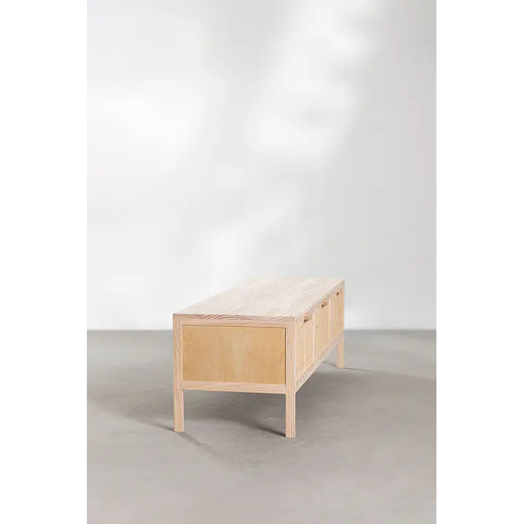 Elivia · Mueble de TV en acabado madera de 135 cm 4