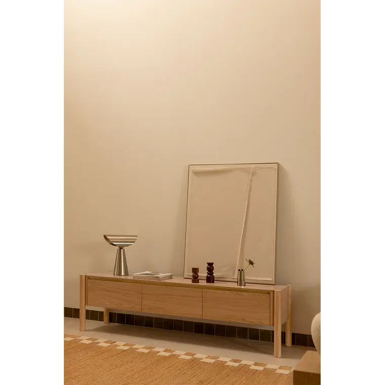 Enalen · Mueble de TV en acabado madera de 185 cm 2