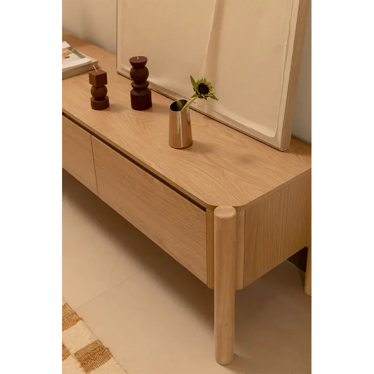 Enalen · Mueble de TV en acabado madera de 185 cm 3