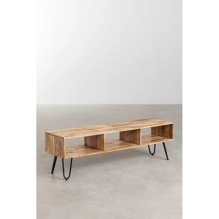 Nerion · Mueble de TV en acabado madera de 140 cm 3