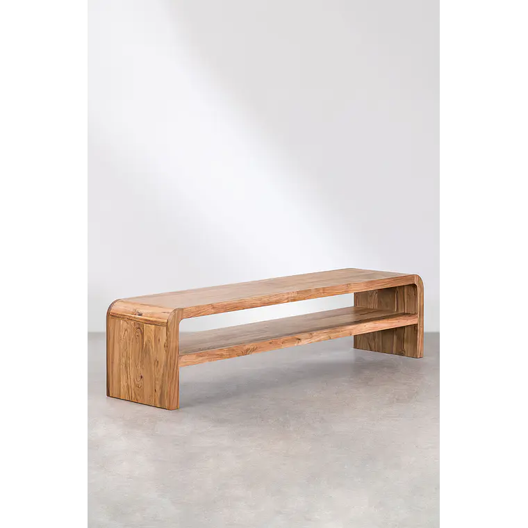 Nerlia · Mueble de TV en acabado madera de 180 cm 2