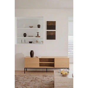 Nerrin · Mueble de TV en acabado madera de 160 cm