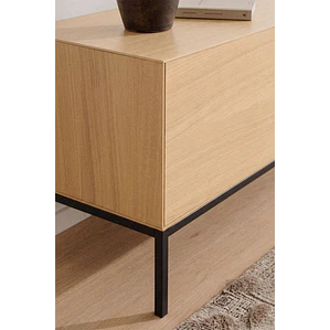 Nerrin · Mueble de TV en acabado madera de 160 cm