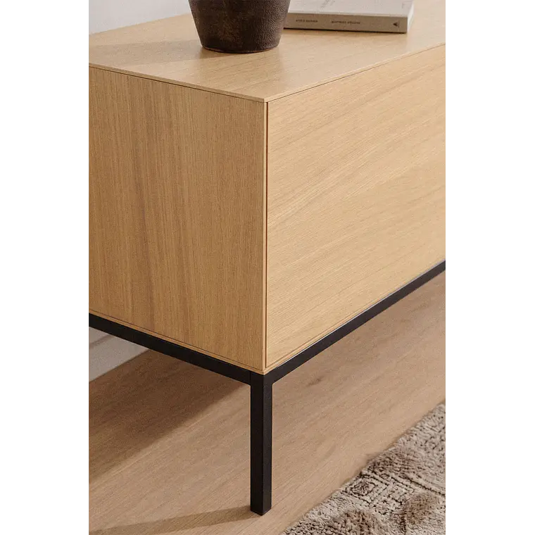Nerrin · Mueble de TV en acabado madera de 160 cm 2