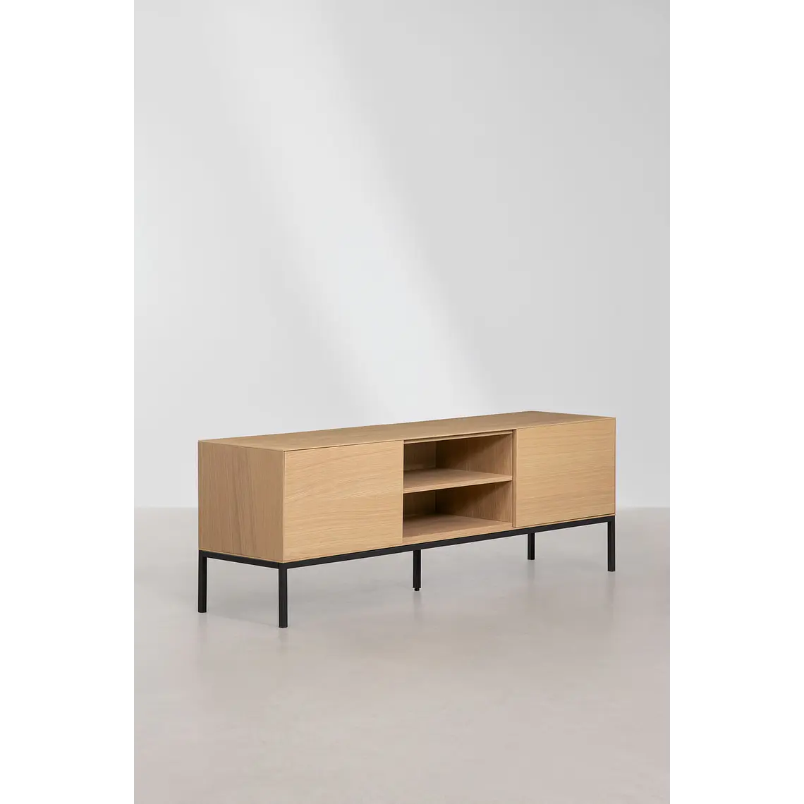 Nerrin · Mueble de TV en acabado madera de 160 cm 3