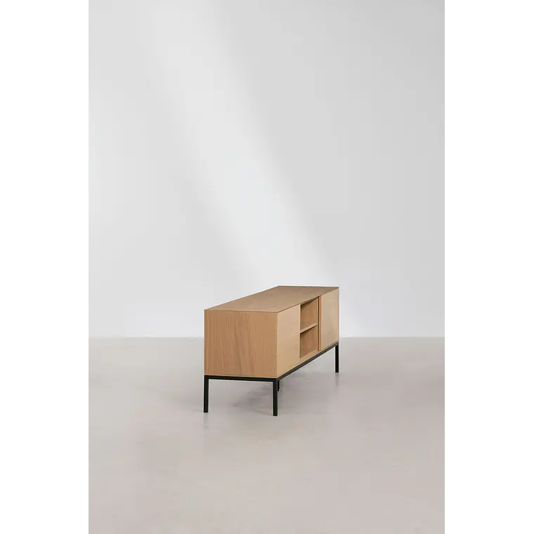 Nerrin · Mueble de TV en acabado madera de 160 cm 4