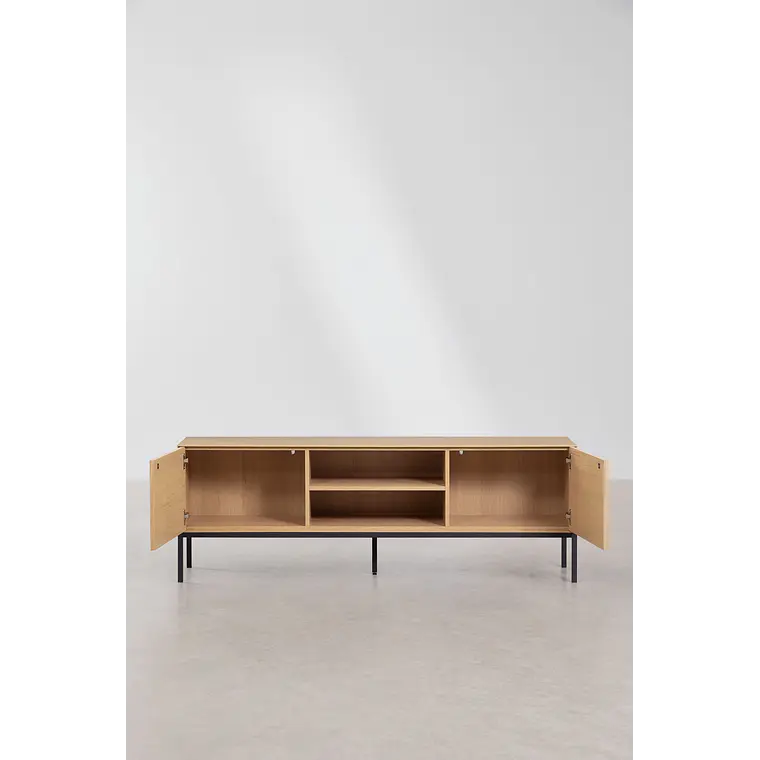 Nerrin · Mueble de TV en acabado madera de 160 cm 5
