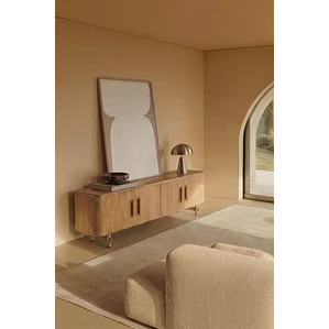 Onasel · Mueble de TV en acabado madera de 160 cm