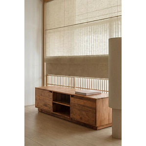 Orena · Mueble de TV en acabado madera de 160 cm