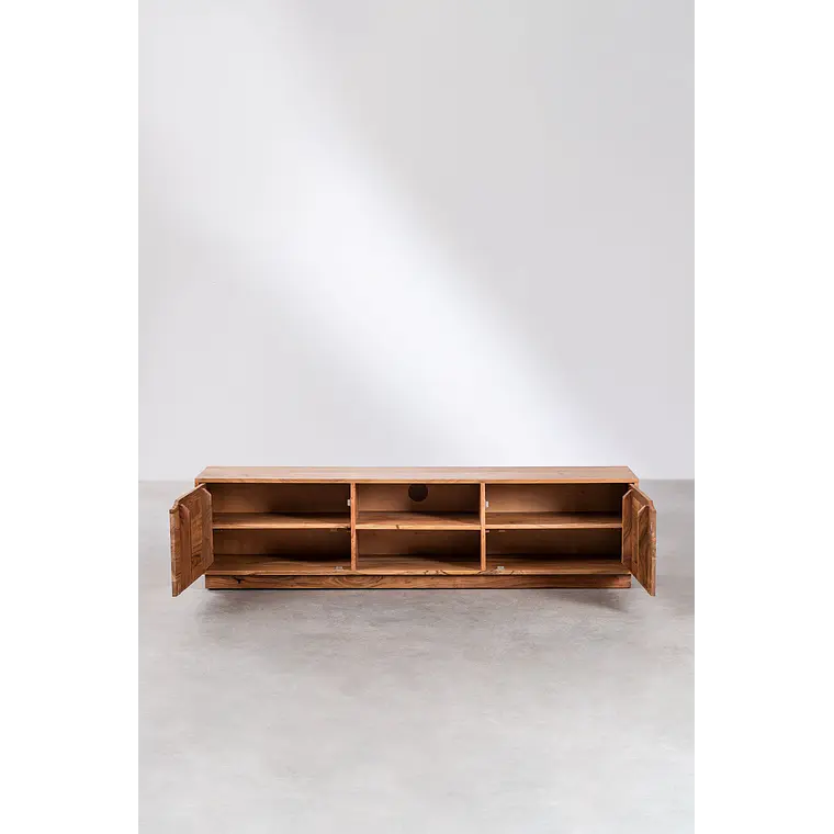 Orena · Mueble de TV en acabado madera de 160 cm 6