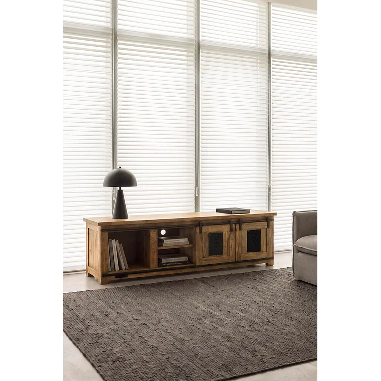Saven · Mueble de TV en acabado madera de 160 cm 1