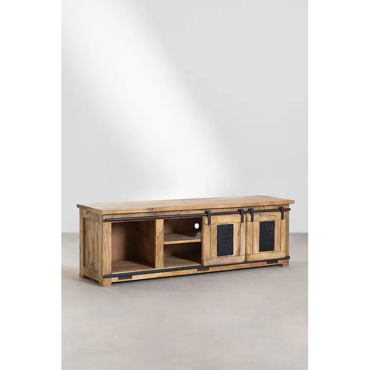Saven · Mueble de TV en acabado madera de 160 cm 3