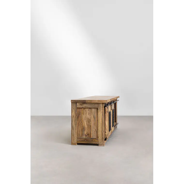 Saven · Mueble de TV en acabado madera de 160 cm 4