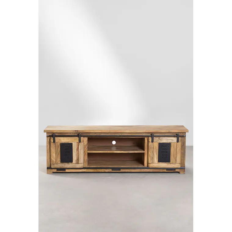 Saven · Mueble de TV en acabado madera de 160 cm 5