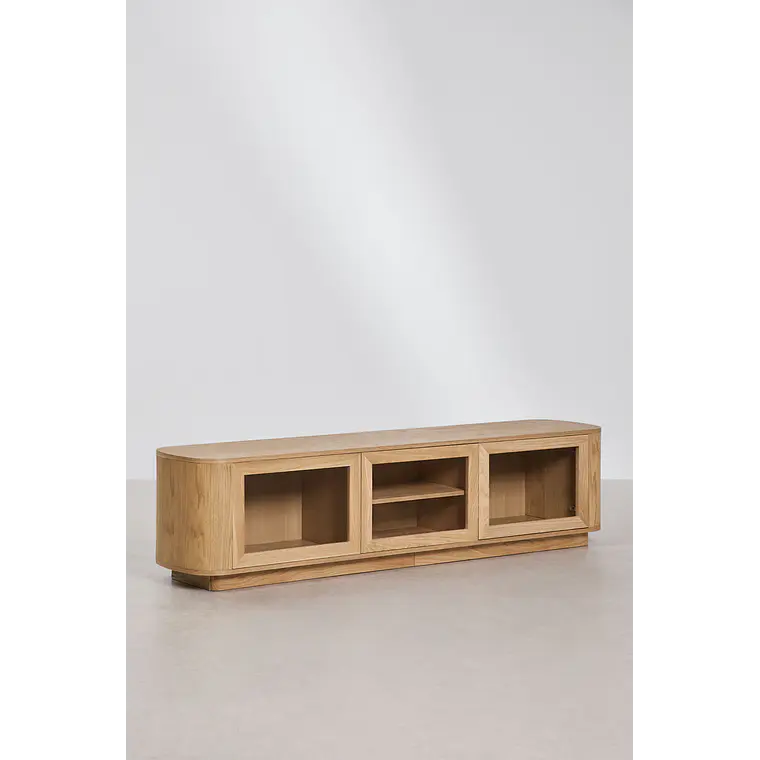 Solira · Mueble de TV en acabado madera de 180 cm 3