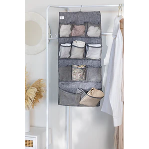 Organizador colgante con percha metálica Kora