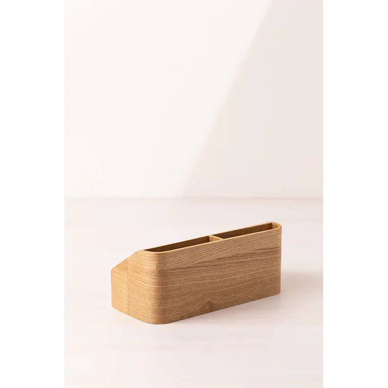 Organizador de escritorio en madera de pino Cleo 5