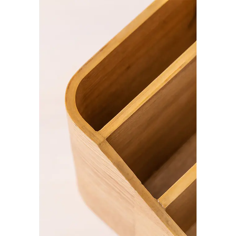 Organizador de escritorio en madera de pino Cleo 7