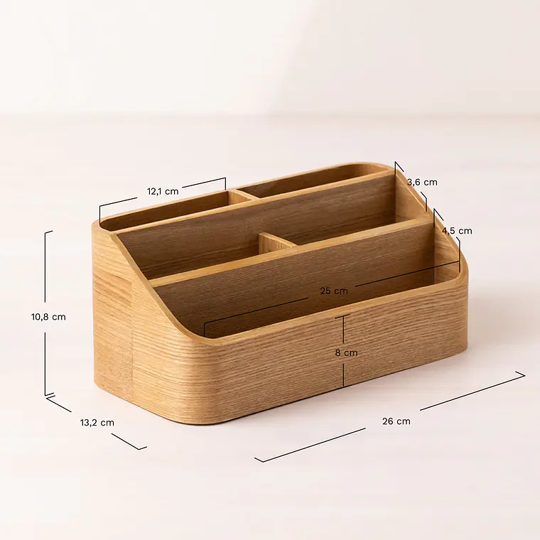 Organizador en madera de pino 7