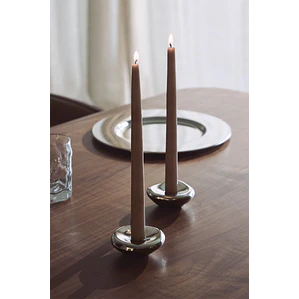 Pack de 2 candelabros en aluminio Riva