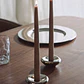 Pack de 2 candelabros en aluminio Riva - Miniatura 1