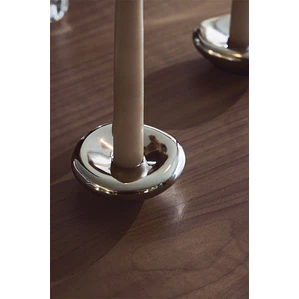 Pack de 2 candelabros en aluminio Riva