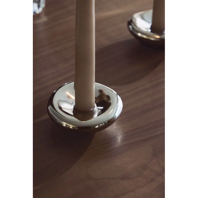 Pack de 2 candelabros en aluminio Riva 2