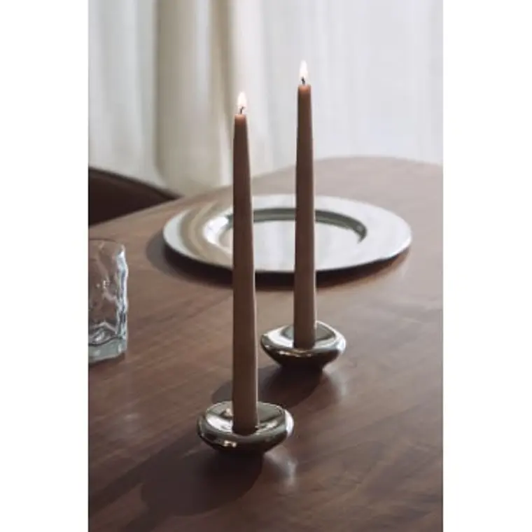 Pack de 2 candelabros en aluminio Riva 7