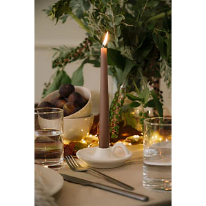 Pack de 2 candelabros en cerámica Mavra