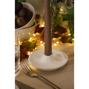 Pack de 2 candelabros en cerámica Mavra