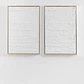 Pack de 2 cuadros decorativos 60x90 cm en relieve de escayola Kalia - Miniatura 2