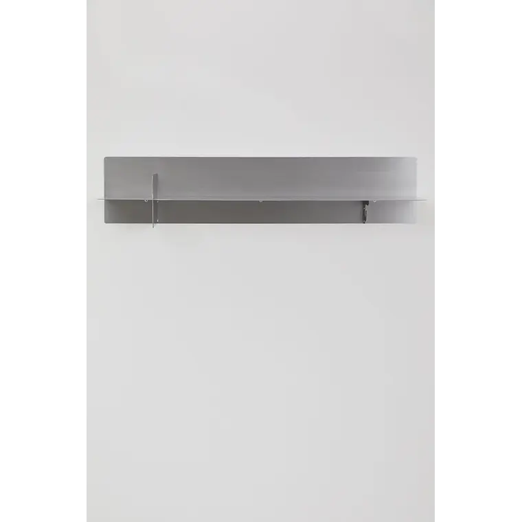 Pack de 2 estantes de pared en acero inoxidable 5